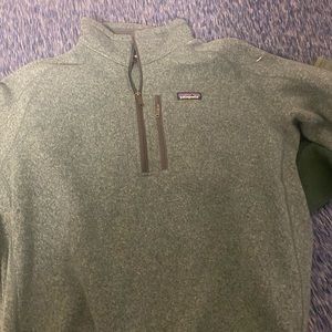 Patagonia Better Sweater 1/4 Zip XL Light Blue